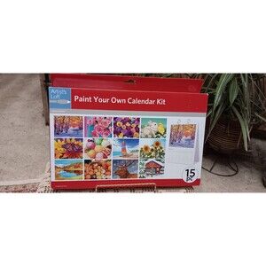 Artist s Loft Paint your own calendar kit new in box vintage